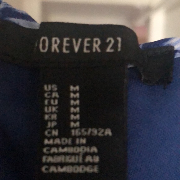 Forever 21 high low cross back waist tie dress. - Picture 3 of 4